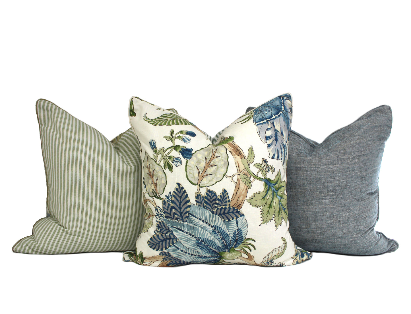 Duck egg cushion cover by Warwick Fabrics