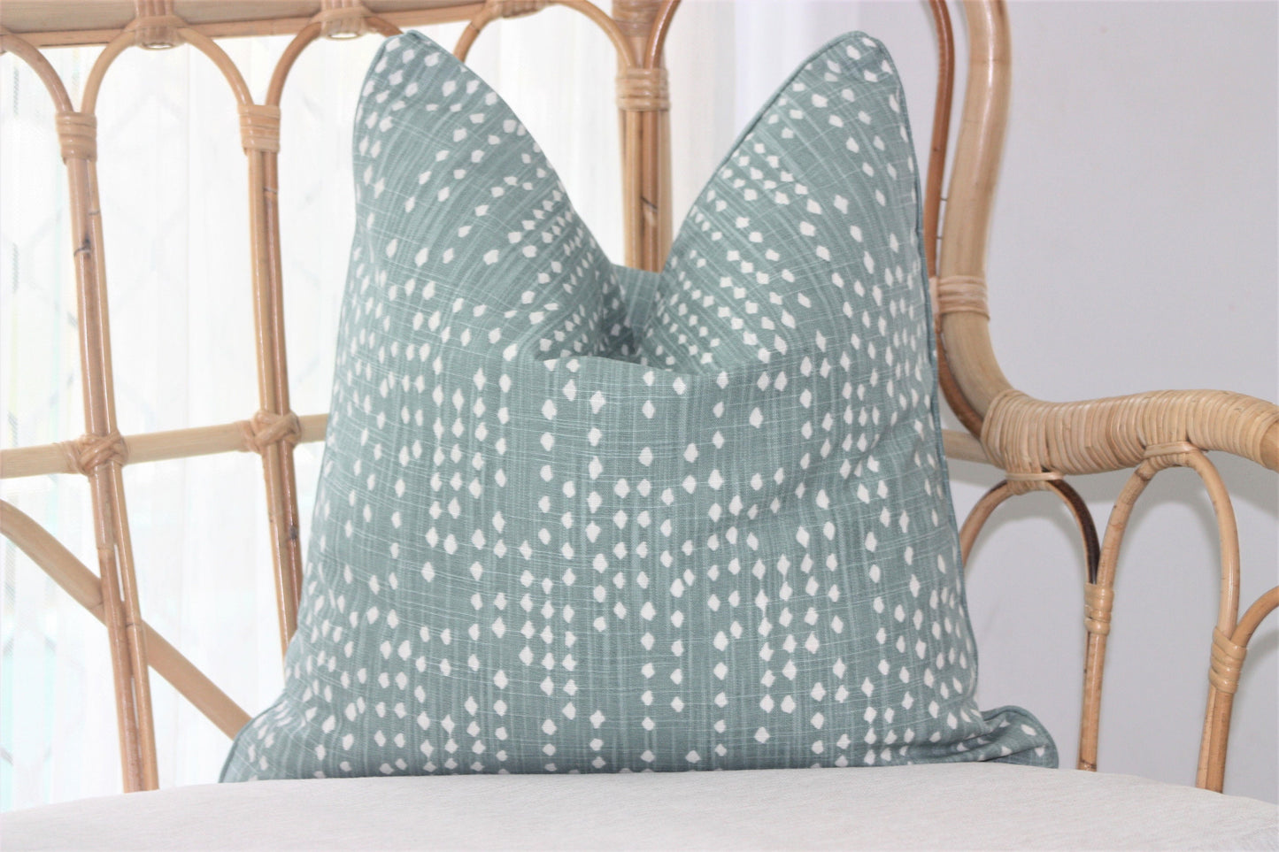 Snowy Slub Cushion Covers