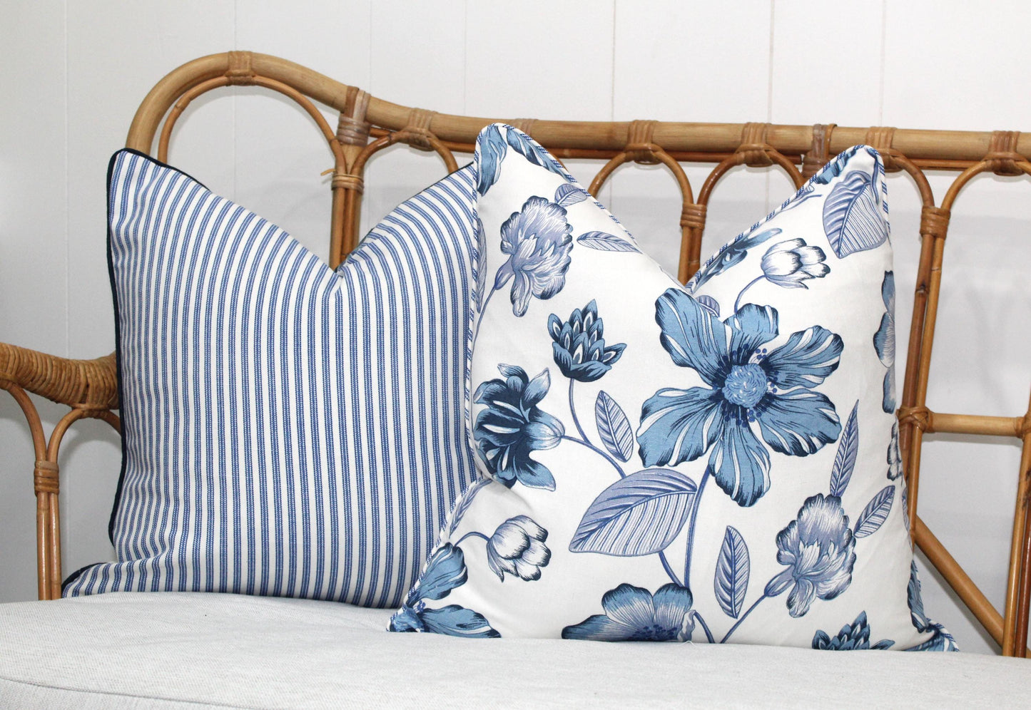 Sage Floral Cushion Covers by Laura & Kiran