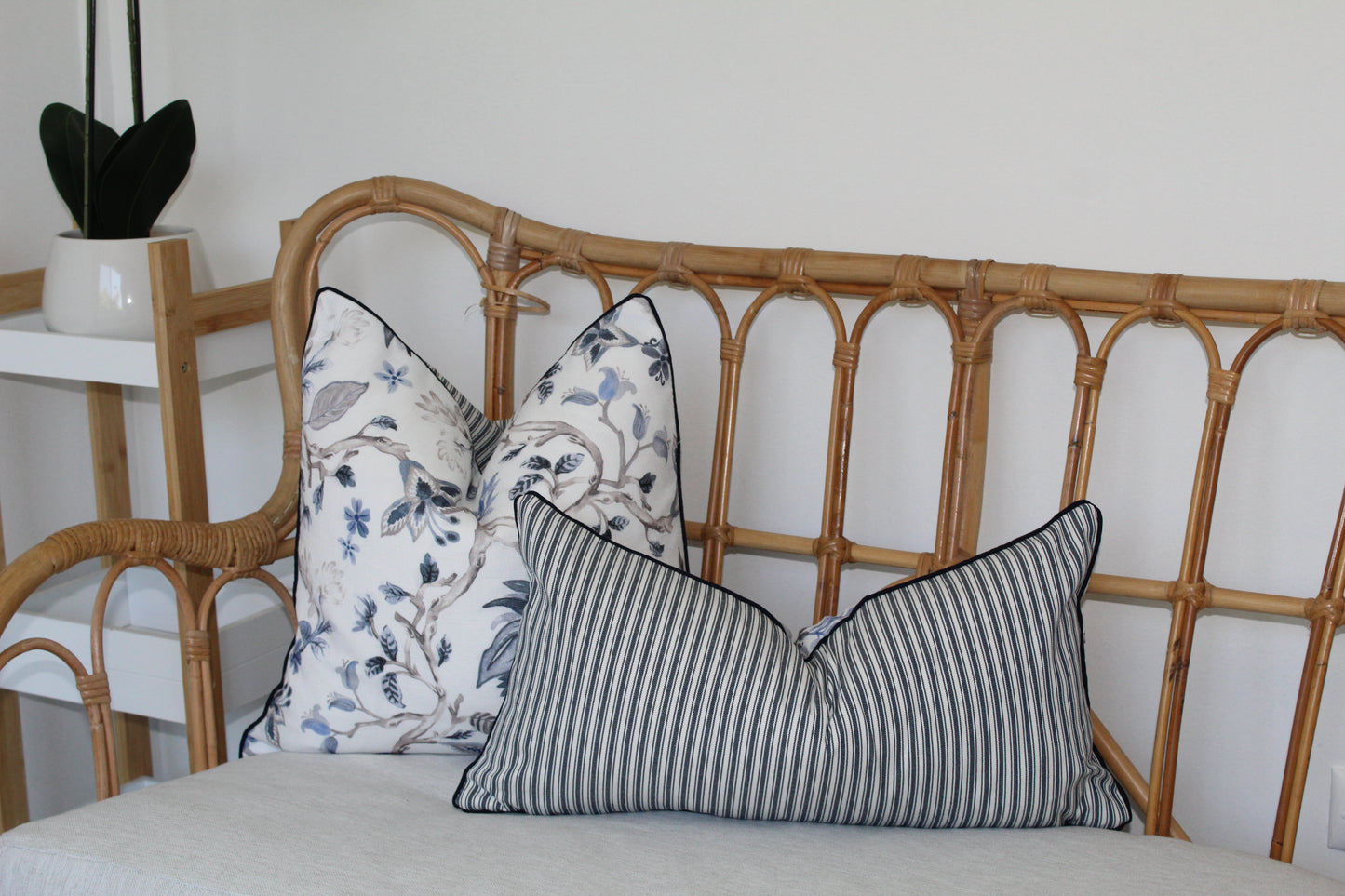 South Hampton in Navy Cushion Covers by Charles Parsons 30x50