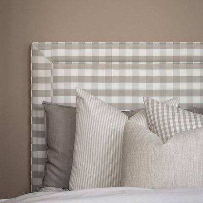 Beige Stripe Cushion Cover by Acacia Textiles