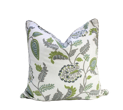 Palampore Cushion covers Green Colorway by Laura & Kiran