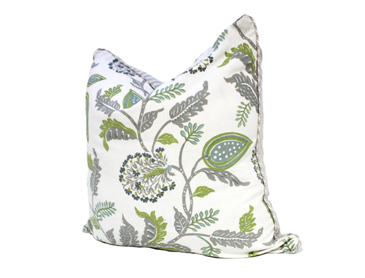Palampore Cushion covers Green Colorway by Laura & Kiran