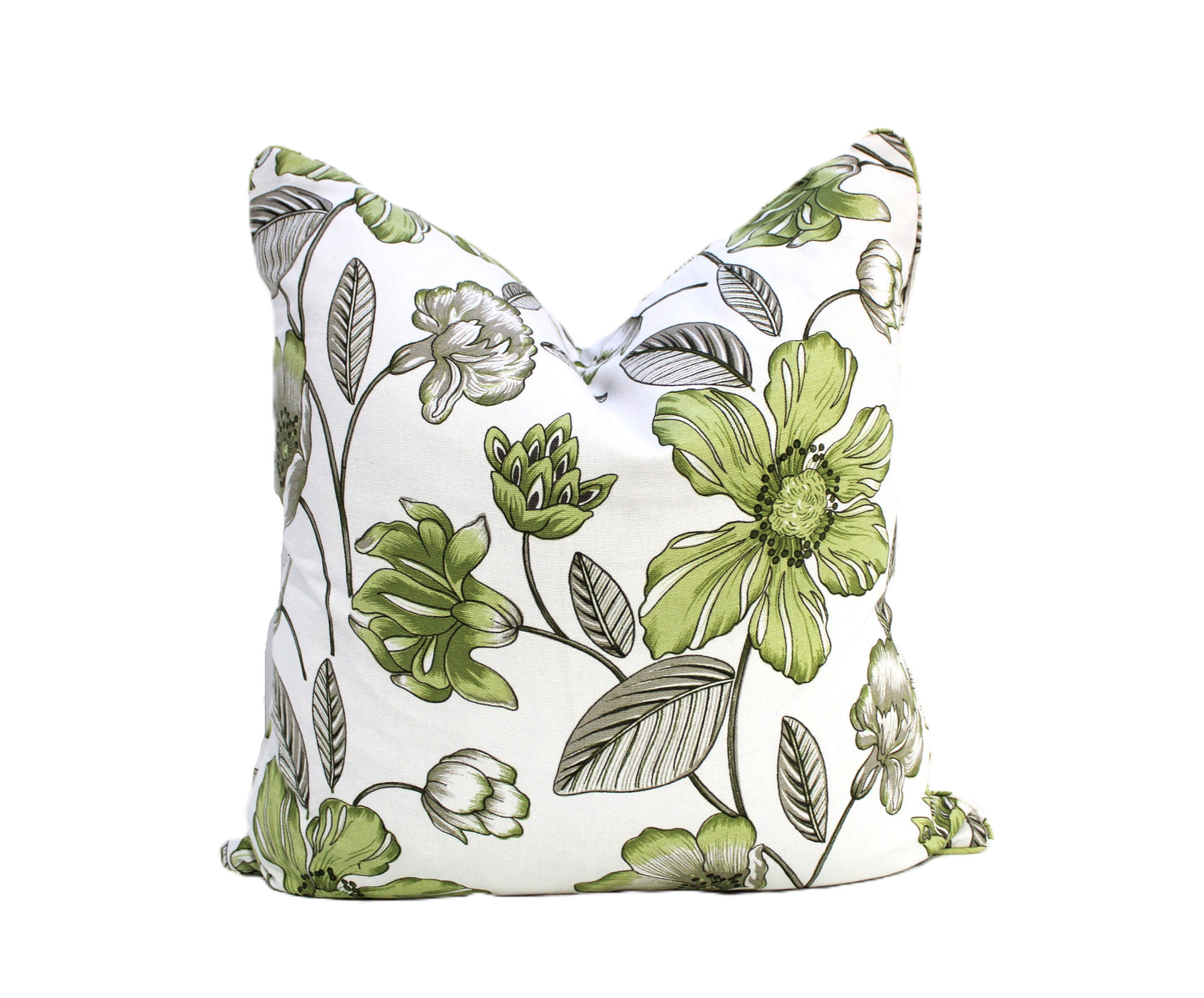 Sage Floral Cushion Covers by Laura & Kiran
