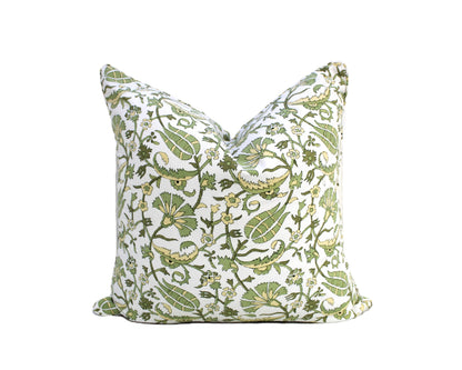 Olive Green and yellow Floral by Laura & Kiran