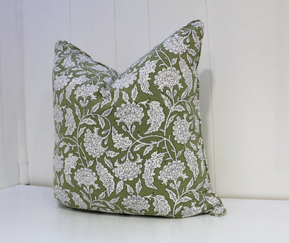 Olive Green Mini Floral by Laura & Kiran