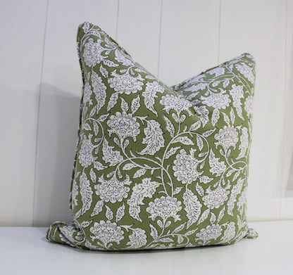 Olive Green Mini Floral by Laura & Kiran