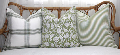 Olive Green Mini Floral by Laura & Kiran