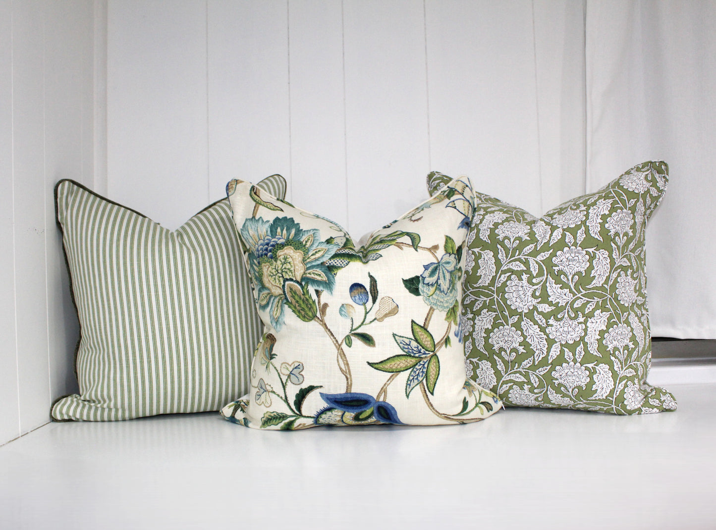 Malmsbury Sapphire Cushion Covers