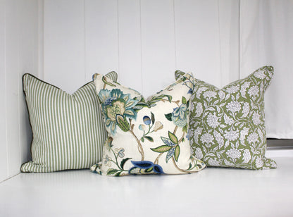 Malmsbury Sapphire Cushion Covers