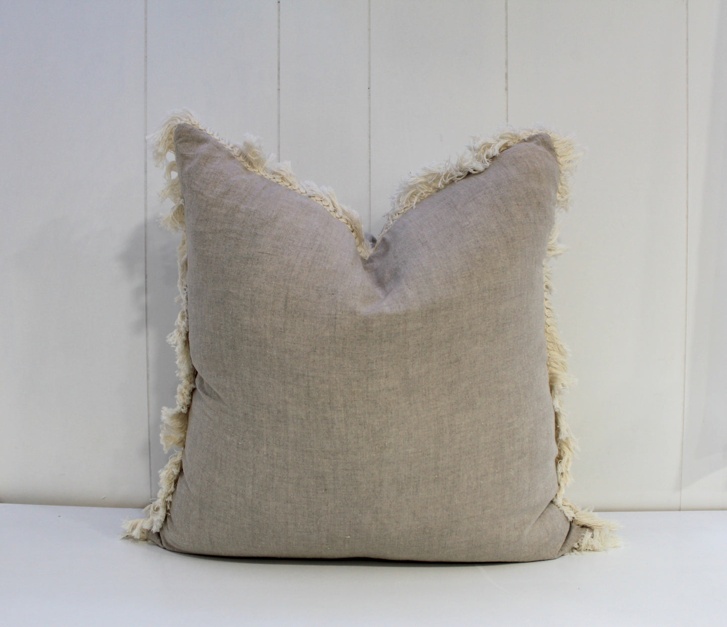 Linen Pillows with fringe