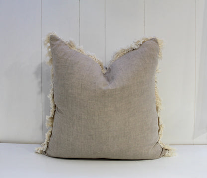 Linen Pillows with fringe