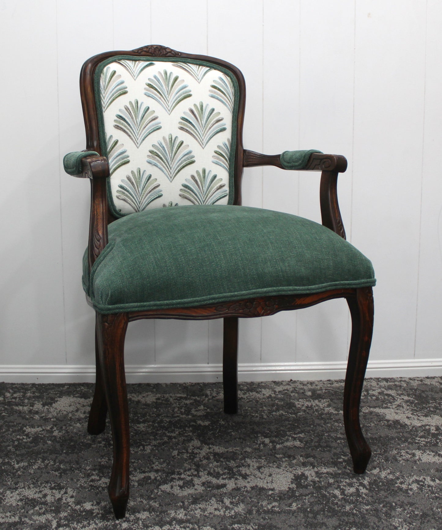 Timber Solid Frame Victorian Chair