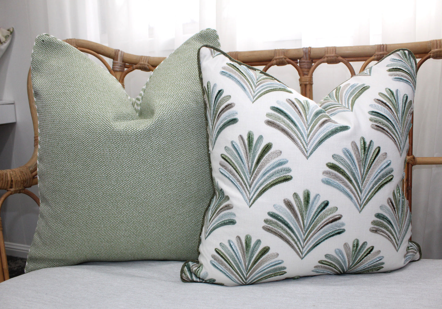 Brooklyn Reversible Cushion Covers by Warwick Fabrics