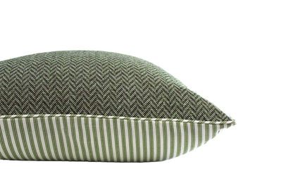 Coney Olive Reversible Cushion Covers by Warwick Fabrics