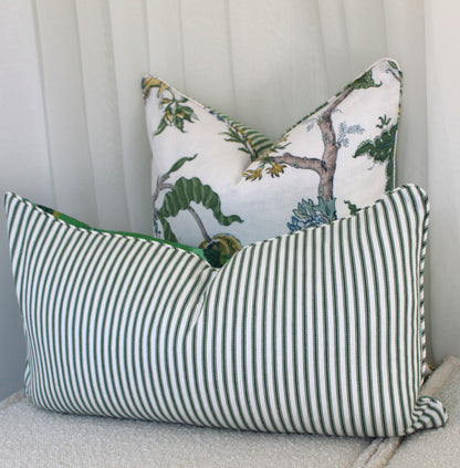 Jai Green Dragon Cushion cover