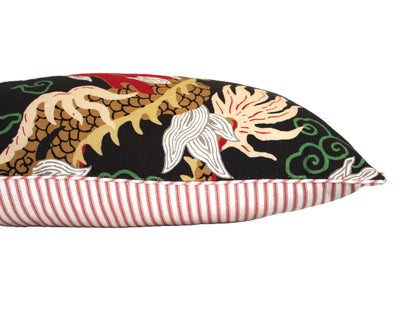 Jai Green Dragon Cushion cover