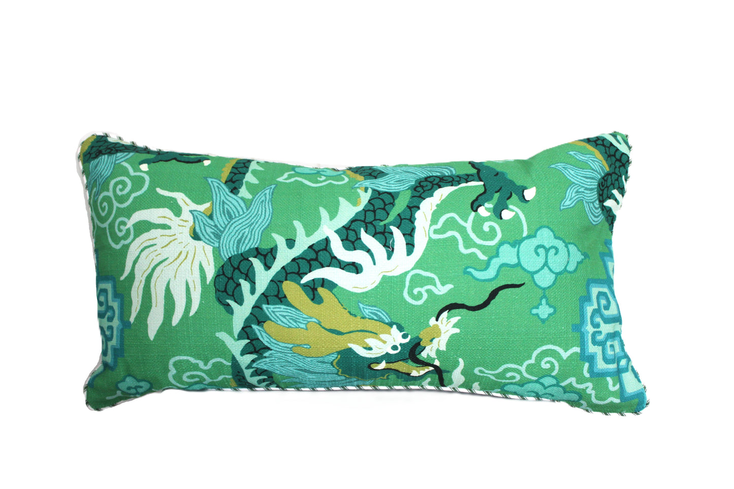 Jai Green Dragon Cushion cover