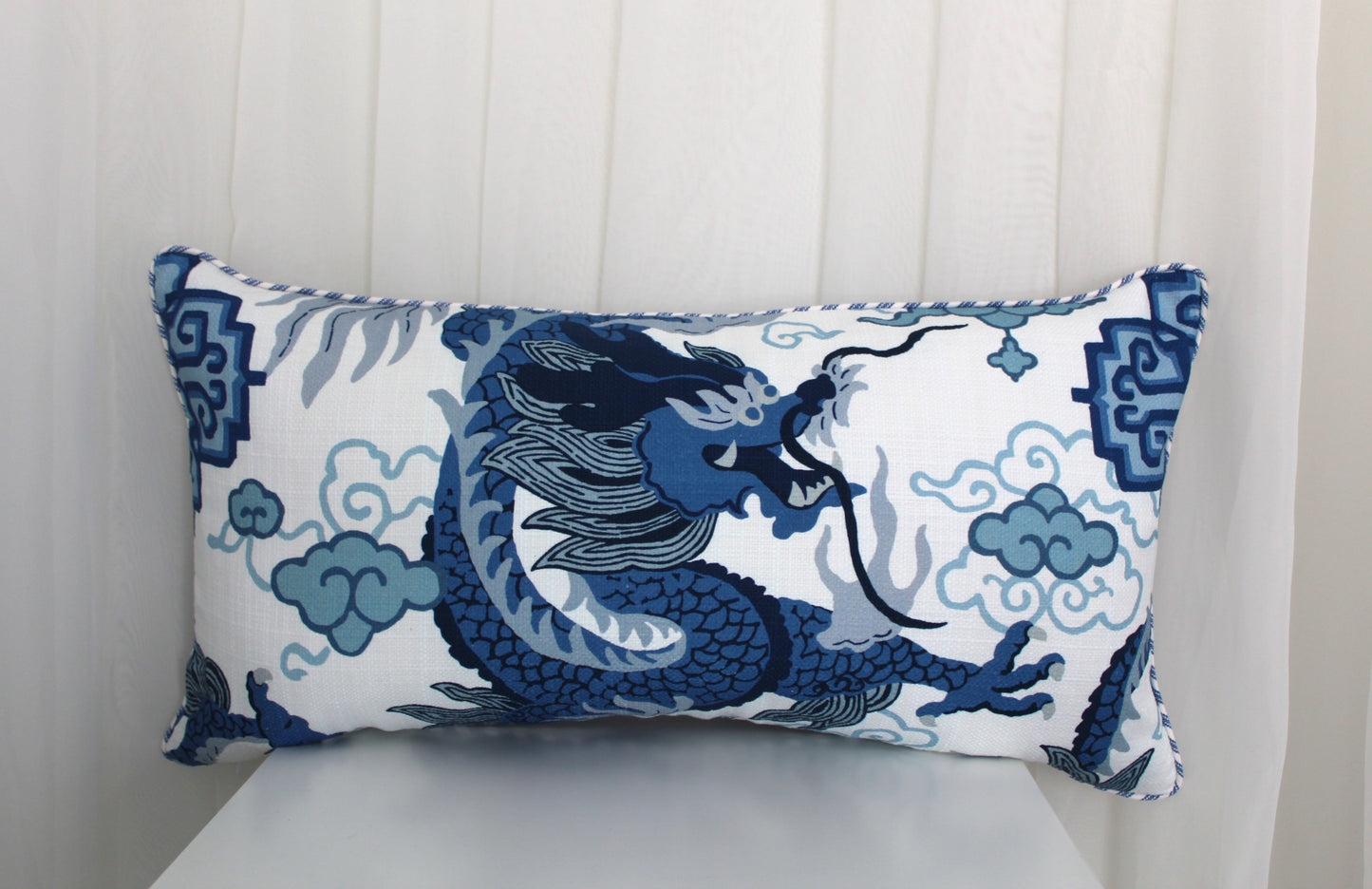 Jai Green Dragon Cushion cover