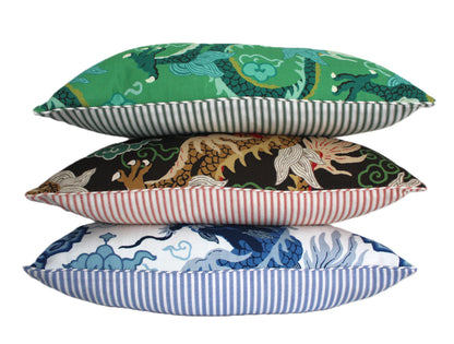 Jai Green Dragon Cushion cover