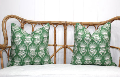 Green Pattern cushion covers
