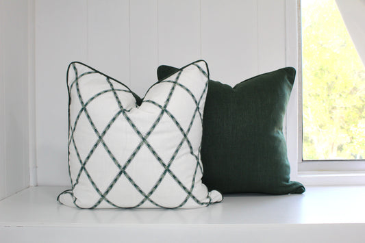 AUBREY Forest Embroidered Cushions covers