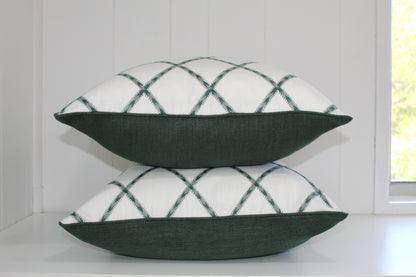 AUBREY Forest Embroidered Cushions covers