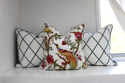 Pair of Large Bird Cushion covers