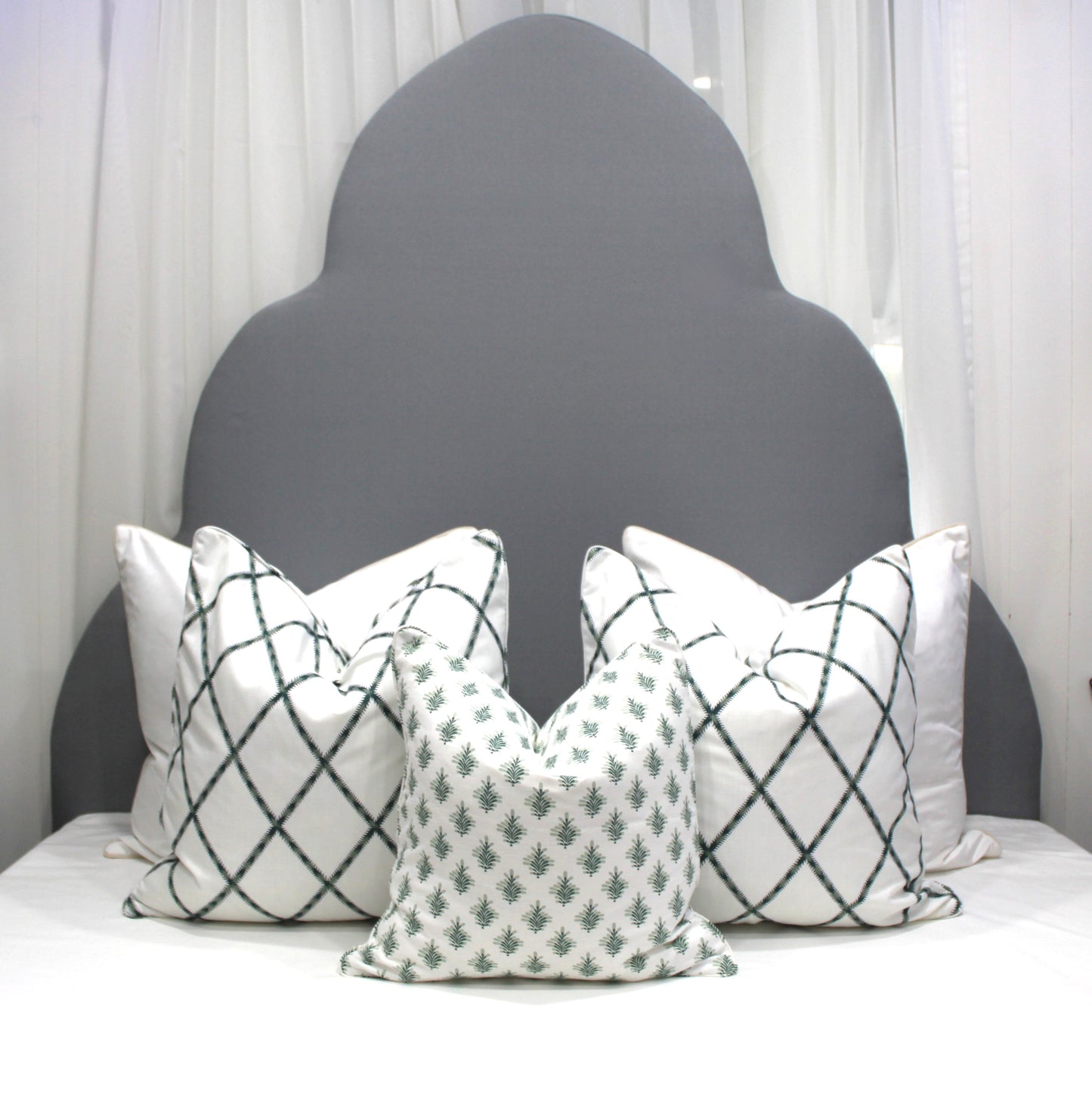 AUBREY Forest Embroidered Cushions covers