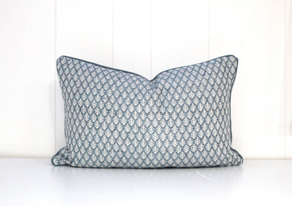 Duckegg Leaf Basketweave Cushion Covers