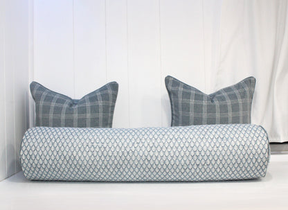 Duckegg Leaf Basketweave Cushion Covers