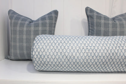 Duckegg Leaf Basketweave Cushion Covers