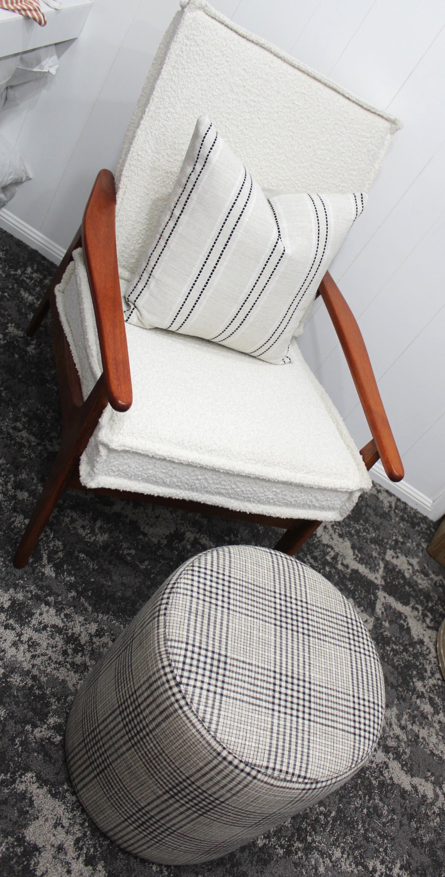 Striped Country Style cushion covers