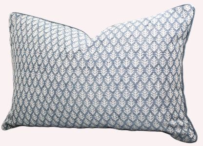 Duckegg Leaf Basketweave Cushion Covers