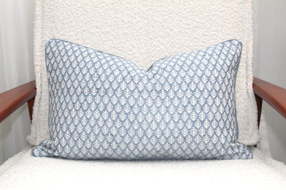 Duckegg Leaf Basketweave Cushion Covers