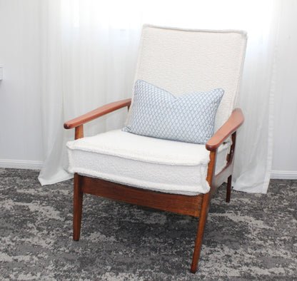 Duckegg Leaf Basketweave Cushion Covers
