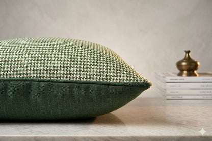 Bedford Olive Reversible Cushion Covers by Warwick Fabrics