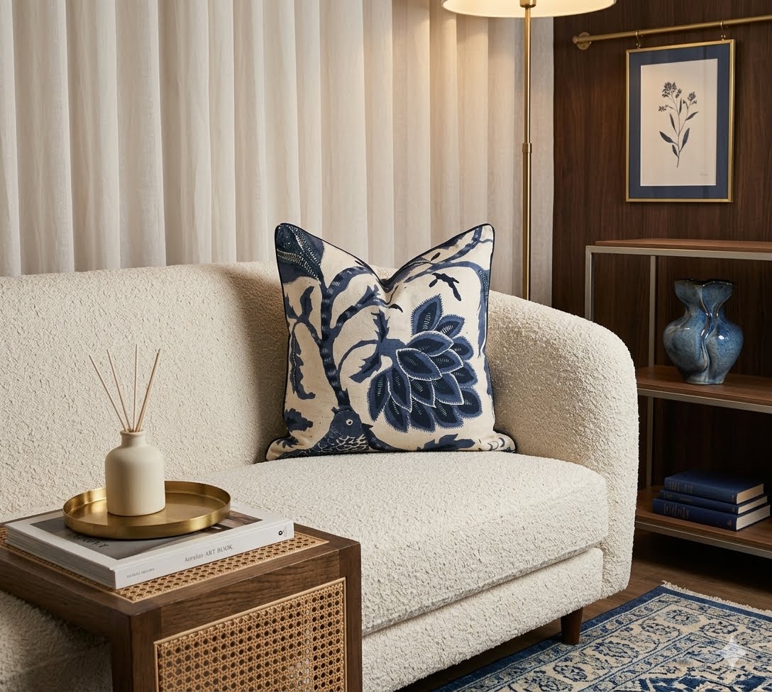 Nightingale Linen Cushion Covers