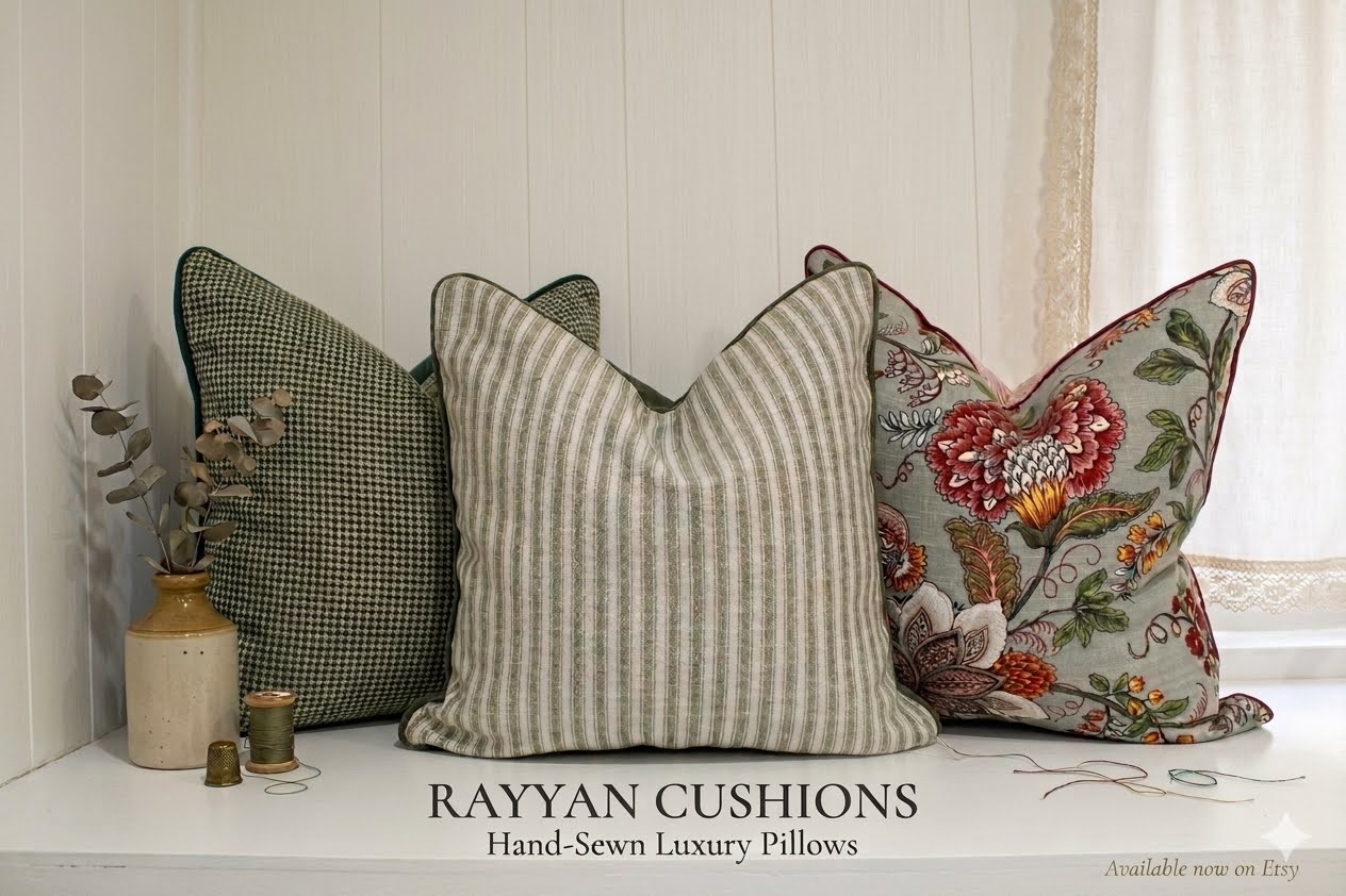 Reversible  Red Jacobean Cushion Cover