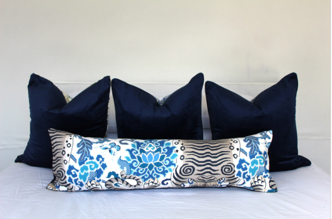 Pair of Exotic Wild Tiger Centered Cushion covers by P Kaufmann