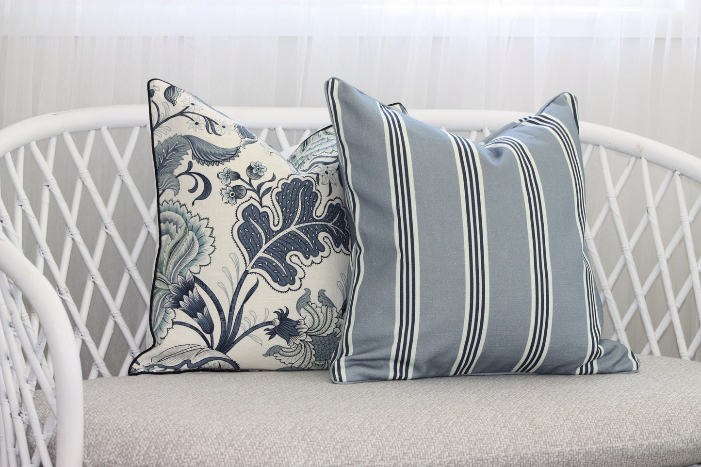 Hampton Style Duckegg cover by Warwick Fabrics