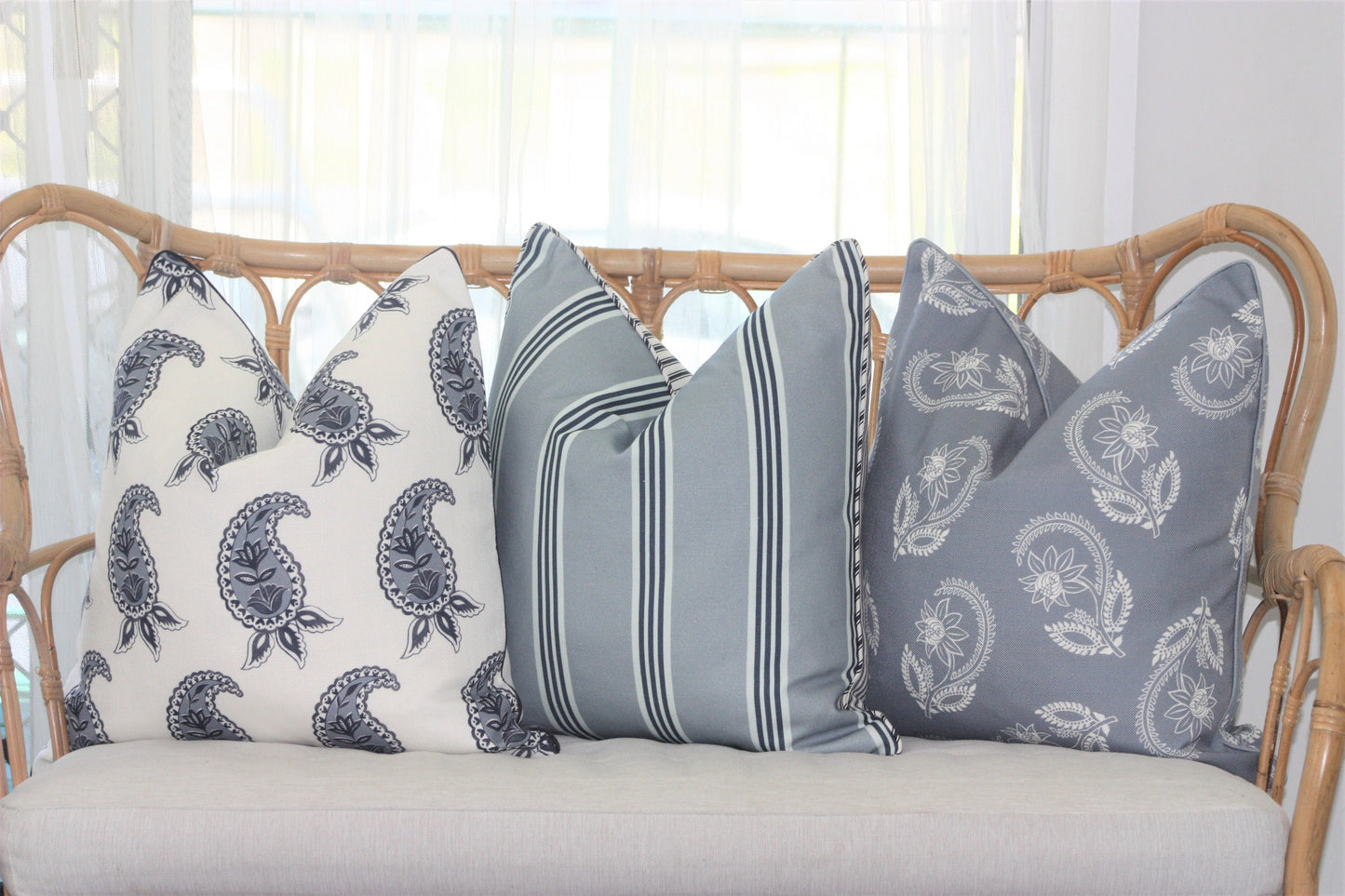 Hampton Style Duckegg cover by Warwick Fabrics