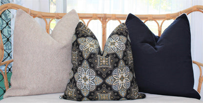 Herringbone weaved Sunbrella Cushion Covers