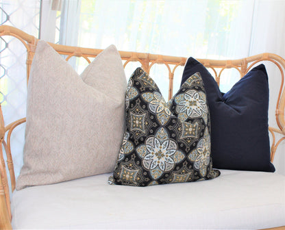 Herringbone weaved Sunbrella Cushion Covers