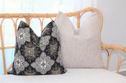 Herringbone weaved Sunbrella Cushion Covers
