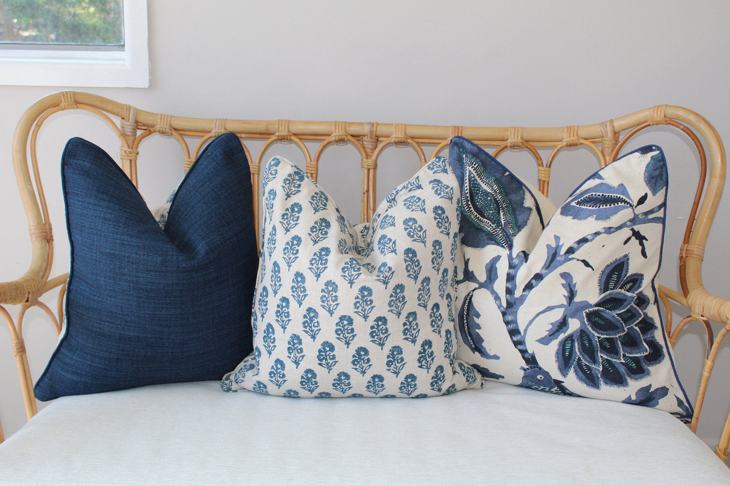 Allie Blockprint Cushion covers by Ralph Lauren 45x45