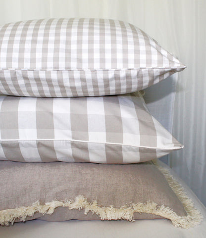 Linen Pillows with fringe