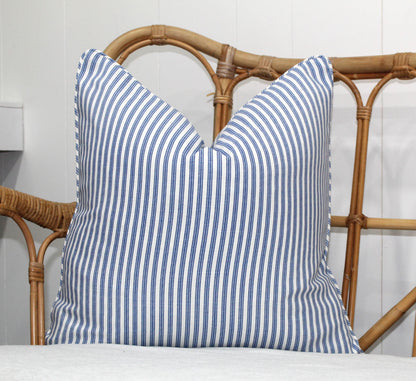 Blue Floral Cushion Covers by Laura & Kiran