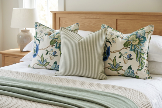 Malmsbury Sapphire Cushion Covers