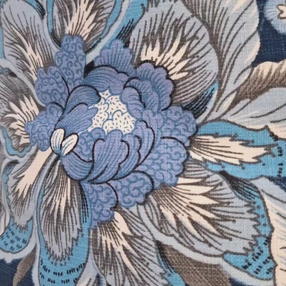 Jacobean Floral Navy Cushion Cover